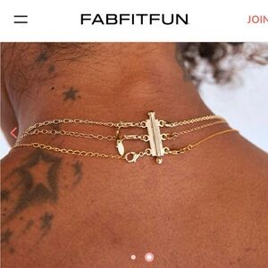 BaubleBar Gold Necklace Clasp and Extender